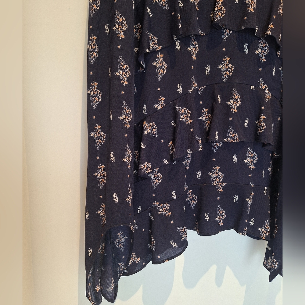Style & Co Tiered Ruffle Maxi With Shark Bite Hem Size Medium View 2